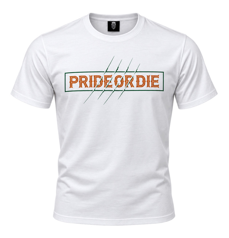 PRiDEorDiE unleashed V2 T-Shirt - white